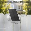 GALAYOU Solar Panel for Security Camera - Type-C Solar Panel for Wireless IP Battery Camera, 360 Adjustable Security Mount, IP65 Waterproof (2Watts)