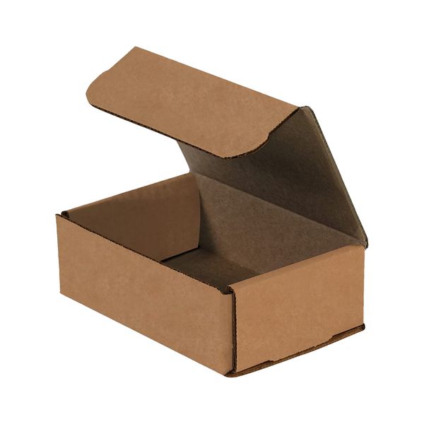 Aviditi Shipping Boxes Small 6"L x 4"W x 2"H, 50-Pack | Corrugated Cardboard Box for Packing, Moving and Storage