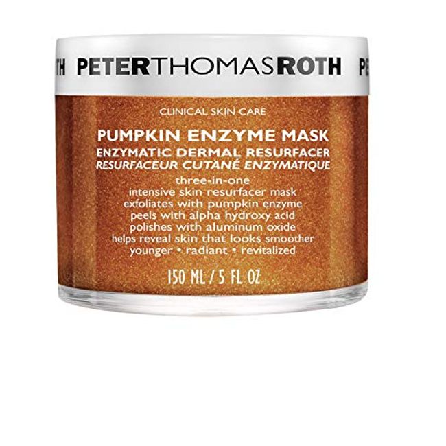 Peter Thomas Roth | Pumpkin Enzyme Mask | Enzymatic Dermal Resurfacer, Exfoliating Pumpkin Facial Mask for Dullness, Fine Lines, Wrinkles and Uneven Skin Tone , 1 count (5 Fl Oz)