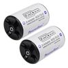 uxcell 2 pcs AA to Size D Battery Adapters Converter Cases D-Adapter
