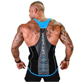 Mens Gym Wear Singlet Top Training Exercise Sports Vest Body