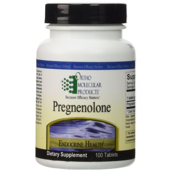 Ortho Molecular - Pregnenolone 10mg - 100 Tablets