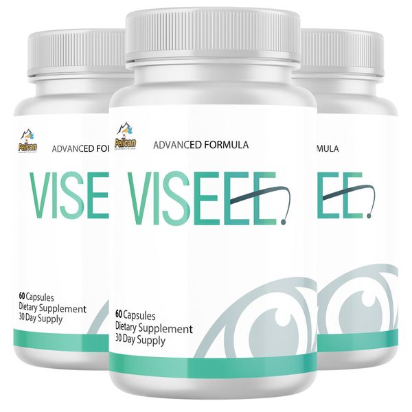 VISEEE- Eye Support with Lutein- 3 Bottles- 180 Capsules