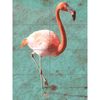 Artery8 Flamingo On Blue XL Giant Panel Poster (8 Sections)