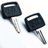 (2 Pack) Starter Ignition Switch Key fits John Deere TCA22740 TCA15075 AM101561