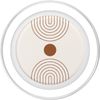 Minimal Abstract Line Art Pastel Brown Beige Pattern PopSockets PopGrip for MagSafe