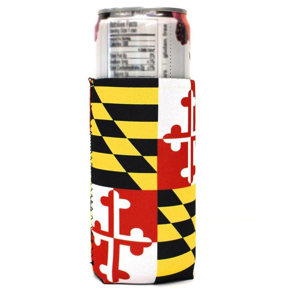 Maryland Flag / Slim Can Cooler - Maryland Flag / 1