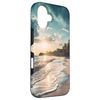 iPhone 16 Sunset Beach Waves Case