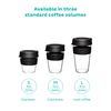KeepCup Original, Lightweight Reusable Plastic Coffee Cup with Splashproof Sipper Lid - 8oz/227ml - Milk