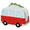 Hand Painted Christmas Ceramic Napkin Holder (Holiday Van)