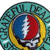 Grateful Dead Steal Your Face Woven Emblem Iron On Patch (One Size) (Multicoloured)