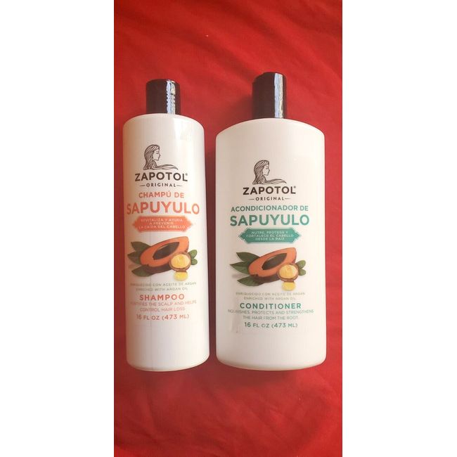 ZAPOTOL SHAMPOO Y ACONDICIONADOR DE SAPUYULO PREVIENE LA CAIDA DE CABELLO