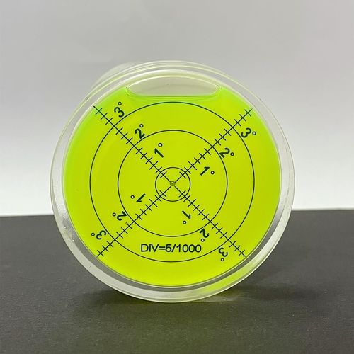 WOYISEPG High Precision Circular Bubble Spirit Levels Golf On-Course Accessories Ball Markers for Golf Putting Aid Reader (60x12mm)