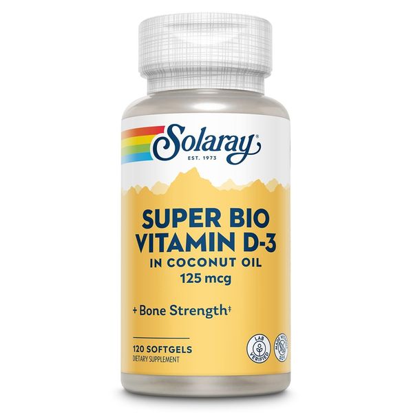 Vitamin D3 5000 IU Supplement 120 Count Essential for Bones and Immunity