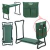 Patio Foldable Garden Kneeler Seat Tool Bag Outdoor Work Storage Stool Compact