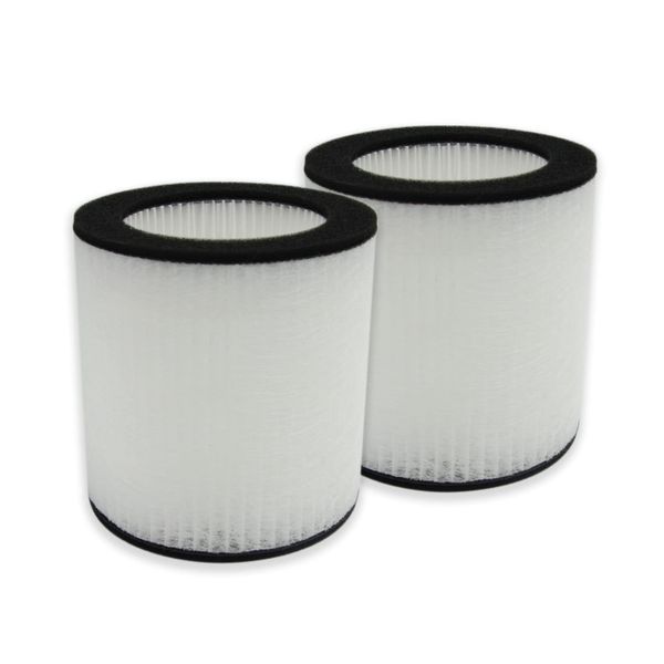 PUREBURG H07 Replacement True HEPA Filter Compatible with HIMOX H07 portable desktop Air Purifier,H13 Air Clean 2-Pack