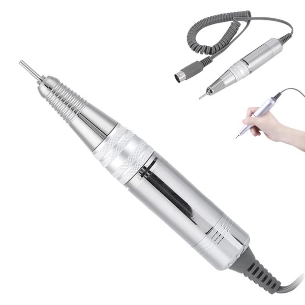 Electric Replacement Bits,Nail Drill Handpiece Electric Replacement Bits Wand Pen Handle File Power Handles Bit Electric Nail File Drill Professional Finger Toe Nail Polishing Machine