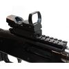 Mossberg 500 4 Reticle Red Green Reflex Sight Scope & Rail Mount Package, Single Rail Mount.
