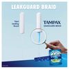 Tampax Pearl Plastic Tampons, Super Absorbency, Unscented, 18 Count - Pack of 12 (216 Total Count) (Packaging May Vary)