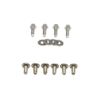 Kentrol 30421 Polished Silver Liftgate Hinge Pair 77-86 CJ7