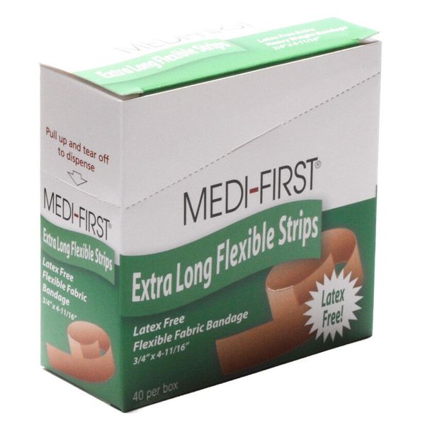 Medi First Extra long Fabric Bandage LATEX FREE 40 per box