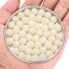 sourcing map 100 Pcs Precision Nylon Bearing Balls 10mm Solid Plastic Mini Nylon Balls