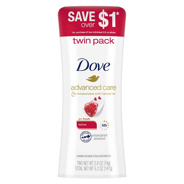 Dove Advanced Care Antiperspirant, Revive, 2.6 Ounce,twin pack Revive