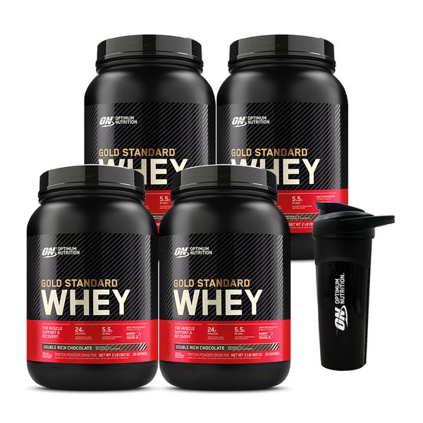 [+Shaker] Gold Standard Whey 907g Choco 4 Pack / Whey Protein Optimum Nutrition