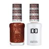 DND Nail Polish Gel & Matching Lacquer Set 929 Orange Aura