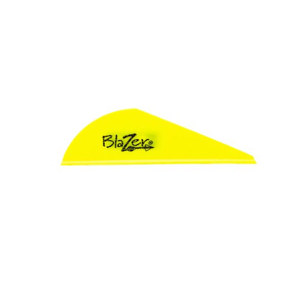 Bohning Blazer Vane (Pack of 36), Neon Yellow, 2"