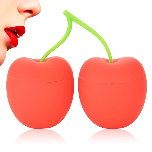 Women Portable Cherry-Shaped Lip Plumper, Lip Plumping Tools, Lip Beauty, Lip Plumping Cherry-Shaped Lipcolor Flexible, Compact And Portable For Massage Stones Lip Plumping Device