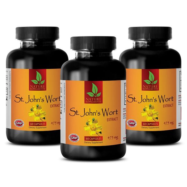 Hypericum Perforatum Seeds - ST. JOHN'S WORT EXTRACT - Good For mood 3 Bot