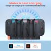 [Joycon 2/1 Compatible] Controller Charger, Charging Dock for Nintendo Switch 2, Fast Dual-Direction Charge with LED Indicator, Magnetic Charging for Switch 2 Controller