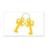 CafePress Keys On Keychain Rectangle Car Bumper Magnet