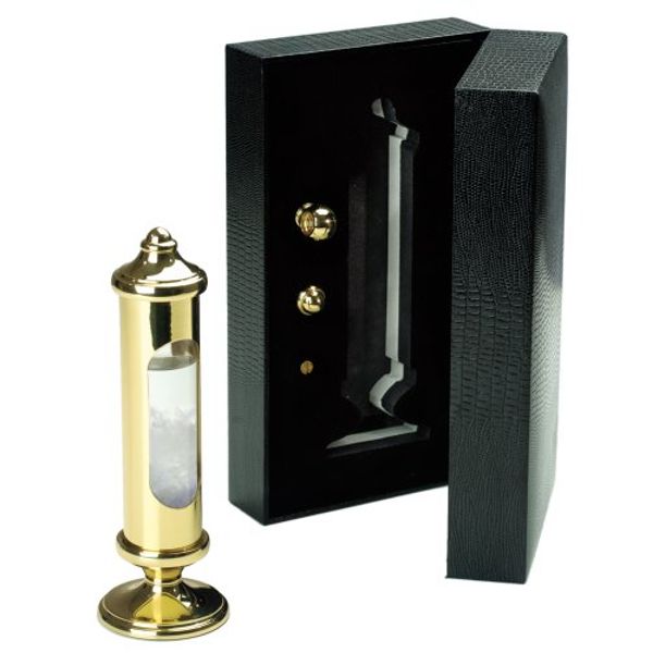 Weems Stormglass (Brass) in Black Gift Box