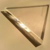 (50) 1"x1/4" THICK TRIANGLES Equilateral Clear Acrylic Shape Plexiglas Plastic
