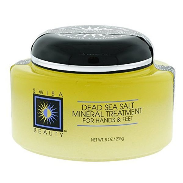 Swisa Beauty Dead Sea Salt Mineral Treatment, For Hands & Feet, 8-Ounce by Swisa Beauty
