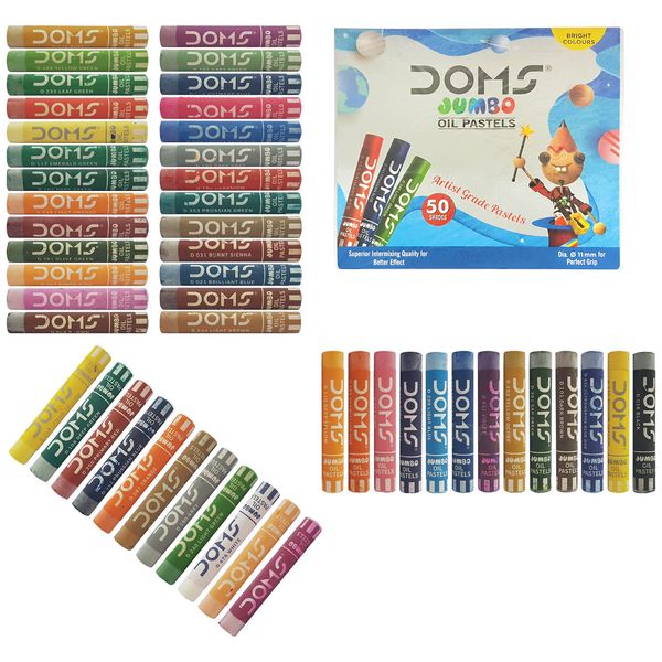 DOMS Oil Pastel Jumbo 50 Shades