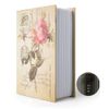 PACOLO Small Diversion Book Safe Storage Box, Dictionary Secret Safe with Security Combination Lock/Key, Rose