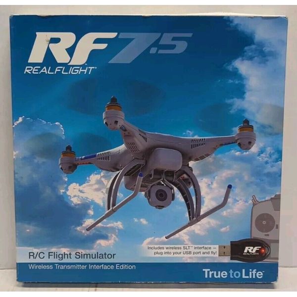 RealFlight RF 7.5 R/C Flight Simulator Wireless SLT Interface Edition GPMZ4524