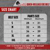 WOLF TACTICAL Heavy Duty Quick-Release EDC Belt - Stiffened 2-Ply 1.5” Nylon Gun Belt for Concealed Carry Holsters