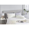 Todocama 2 x Extra Soft Hypoallergenic Beige Cushion Covers 75x40cm