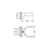 GROHE Selection Double Robe Hook Chrome 41049000