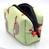 LParkin Waterproof Sloth Pencil Case, Large Sloth Pouch Bag Gift (Green)