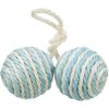 Trixie 2 balls on a rope, sisal