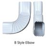 Downspout Extension Flip-Up Hinge for 3x4 Downspout (3X4 A, Clay-Latch)
