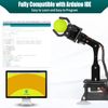 Adeept 5-DOF Robot Arm Kit 5Axis Robotic Compatible with Arduino IDE Programmable DIY Coding STEM Robotics Arm with OLED Display Processing Code and PDF Tutorials - Black