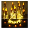 Wine Bottle Lights with Candle Flame, 10 Pack 20 LED Flameless Cork String Li...
