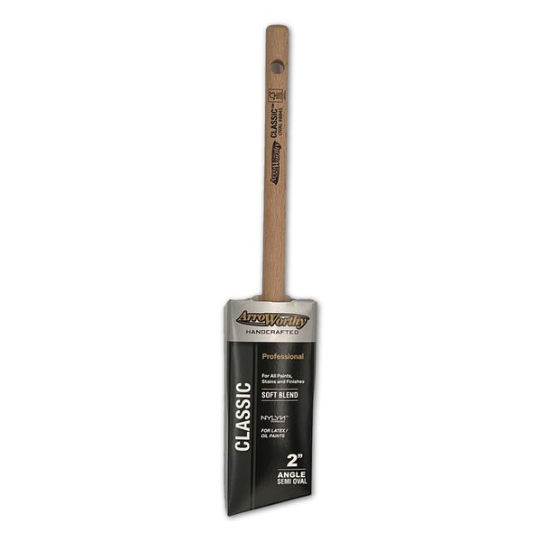 Arroworthy Classic Paint Brush, 2 inch Pencil Handle Angled, 8845-2
