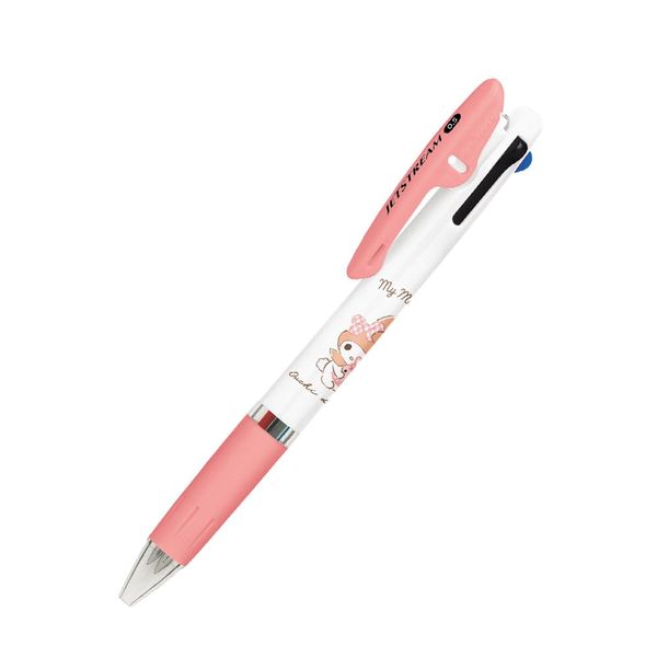 Kamio Japan My Melody Jetstream 301887 3 Color Ballpoint Pen, 0.5mm, Black, Red